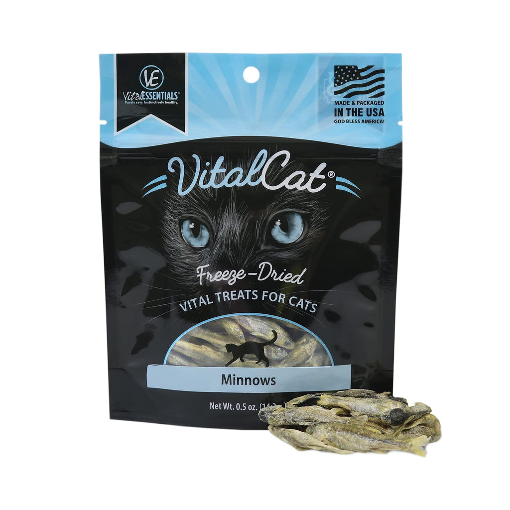 Vital Cat Freeze-Dried Minnows Cat Treats, 0.5 oz, Gray (3755) - PawsPlanet Australia