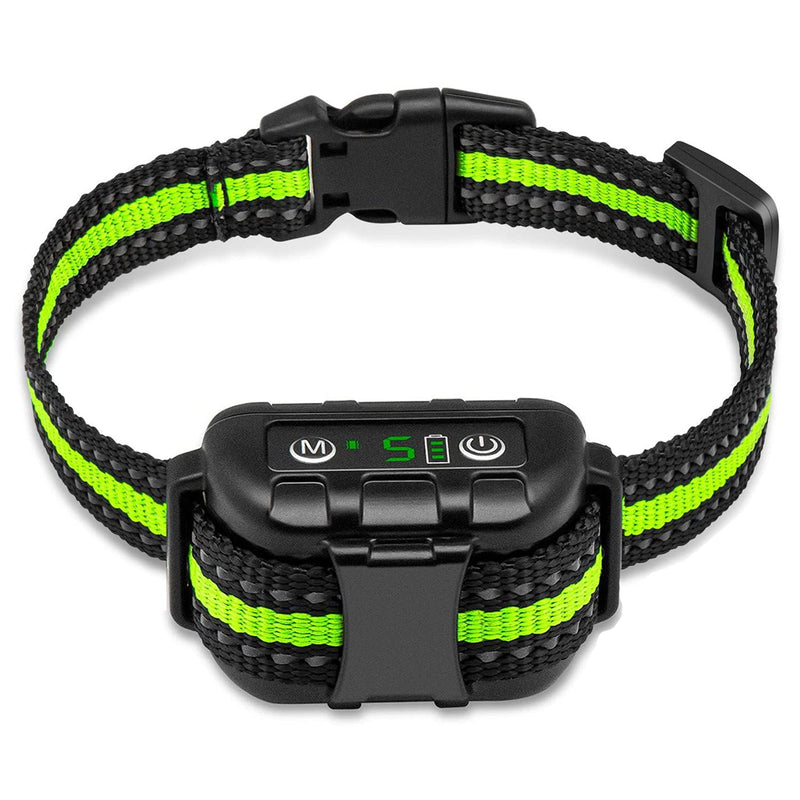 Bark Collar for Large Dog Rechargeable Bark Shock Collar Bark Collar for Medium Dogs Anti Barking Collar with Adjustable Sensitivity and Intensity Beep Vibration No Bark Collar Black - PawsPlanet Australia