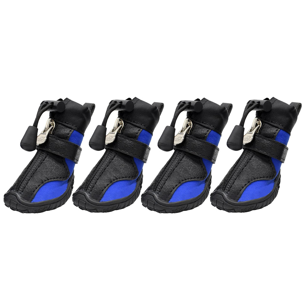 GKYZBB Blue Dog Booties Waterproof and Non-Slip Dog Boots & paw Protectors,with Zipper and Elastic Band not Easy to Fall Off,Dog Shoes Suitable for Medium and Small Dogs 3 - PawsPlanet Australia