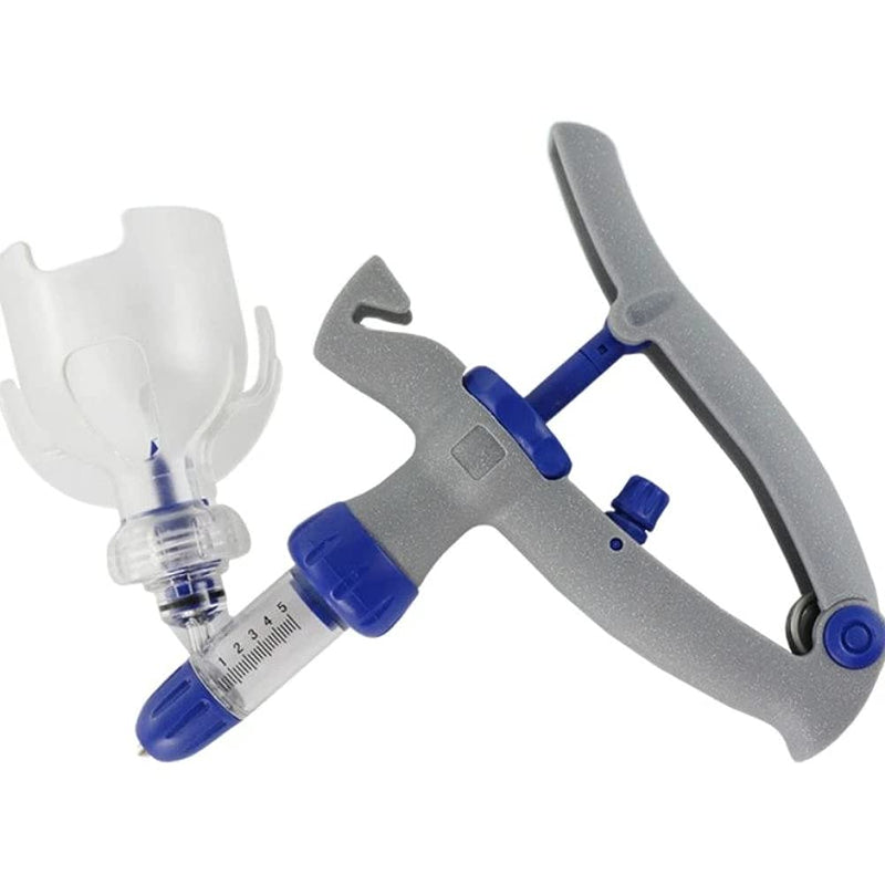 YUELY 5ml Veterinary Injector Adjustable and Continuous Automatic Self Refill Syringe for Livestock Cattle Chicken Sheep Pig - PawsPlanet Australia