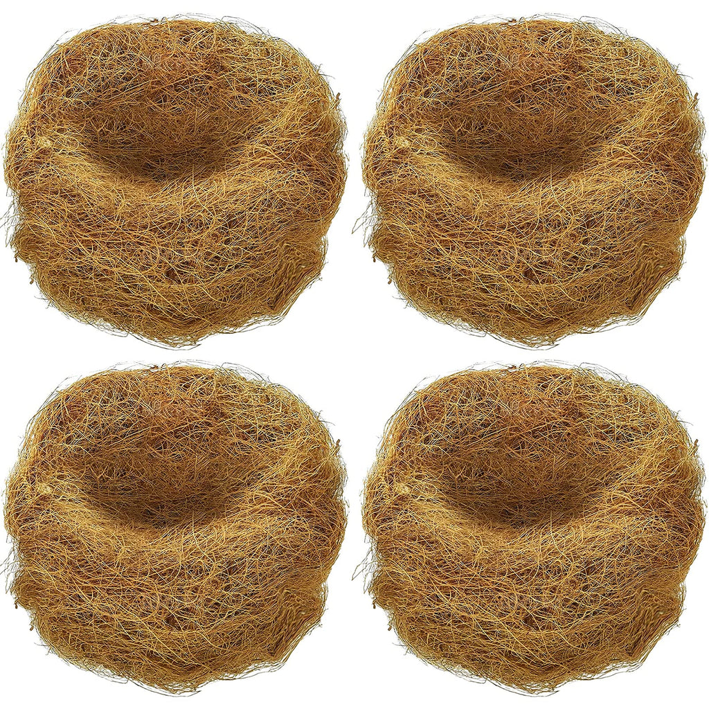 CZWESTC 4 Packs Natural Coconut Fiber, Bird Nesting Material for Bird Nest, Bird Cage, DIY Crafts - PawsPlanet Australia