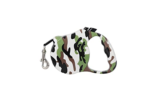 Retractable Dog Leash, Heavy Duty Dog Walking Leash for Small, Medium and Large Dogs with Anti-Slip Handle360°Tangle-Free Dog Leash Retractable Camouflage 10 - PawsPlanet Australia