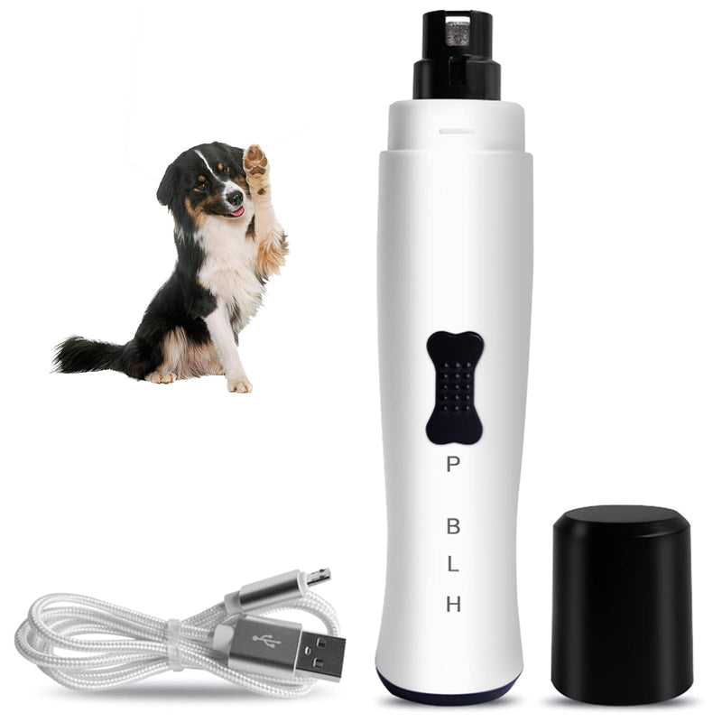 Hausure Dog Nail Grinder with Upgraded LED Light, Professional Quiet Electric pet Nail Trimmer, Painless Paws Grooming for Small Medium Large Dogs & Cats - PawsPlanet Australia
