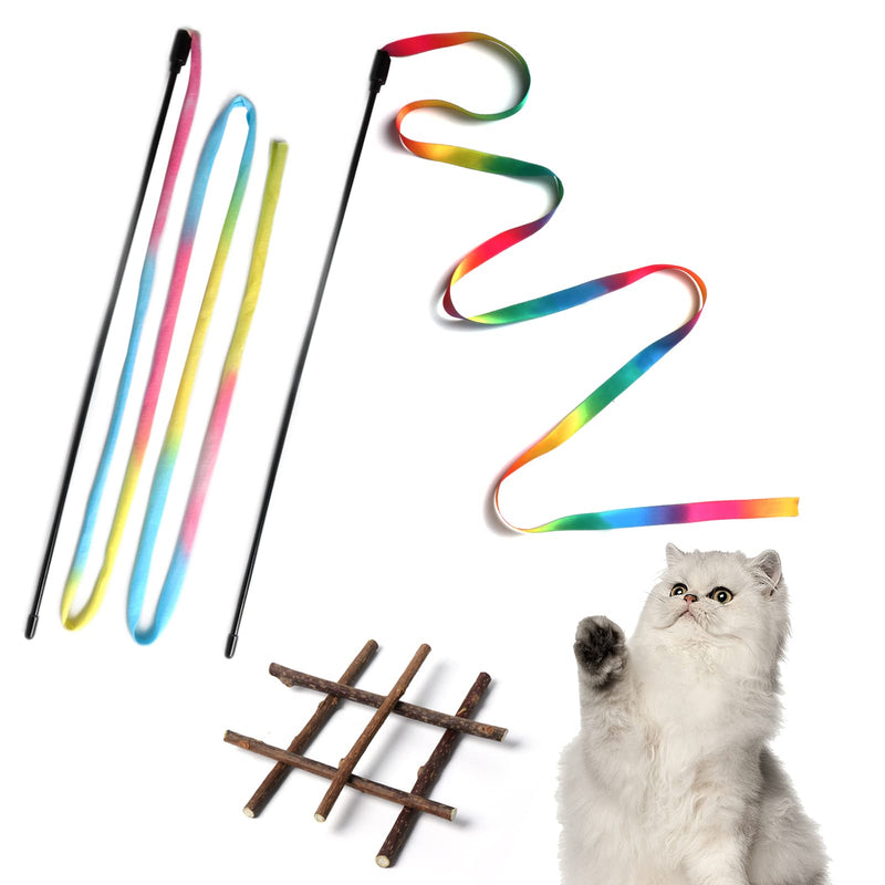 SYEENIFY Cat Toys Kitten Toys Assortments,Cat Feather Toys,Cat Wand Toy,Cat Toys for Indoor Cats - PawsPlanet Australia