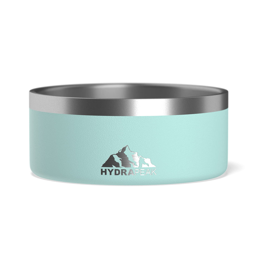 Hydrapeak Dog Bowl, Non-Slip Stainless Steel Dog Bowls for Water or Food 4 Cup Aqua - PawsPlanet Australia