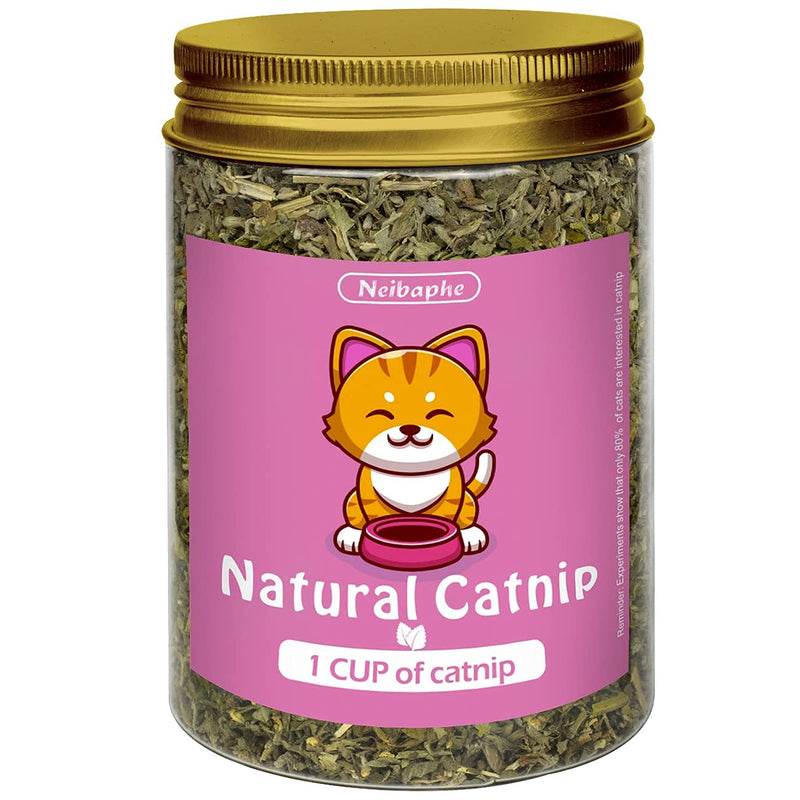 Neibaphe Catnip, Premium Potent Safe for Cat,Makes Cat Crazy 1cup - PawsPlanet Australia