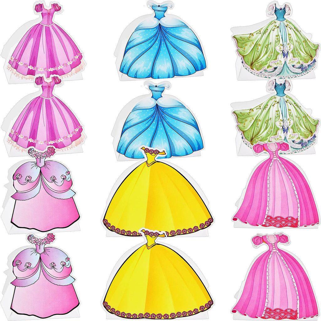 24 Pieces Princess Theme Large Party Favor Candy Box Princess Treat Goodie Box Princess Theme Birthday Party Decorations Party Supplies Princess Decor for Wedding, Christmas, Birthday, 6 Styles - PawsPlanet Australia
