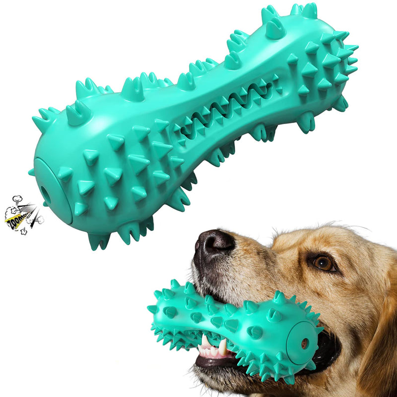 Puppy Teething Chew Toys, Dog Toys for Aggressive Chewers, Indestructible Tough Durable Dog Toothbrush Toys, Squeaky Interactive Dog Toy for Small Medium Large Breed Bone - PawsPlanet Australia