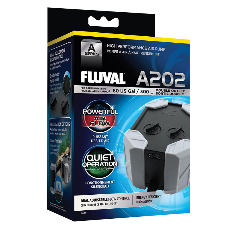 Fluval A202 Aquarium Air Pump 3.0W - PawsPlanet Australia