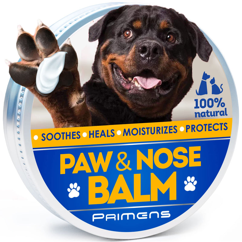 Natural Dog Paw Balm, Dog Paw Protection for Hot Pavement, Dog Paw Wax for Dry Paws & Nose, Canine Paw Moisturizer for Cracked Paws, Cream Butter for Cat, Dogs Paw Protectors, Paw Pad Lotion 0.5 oz - PawsPlanet Australia