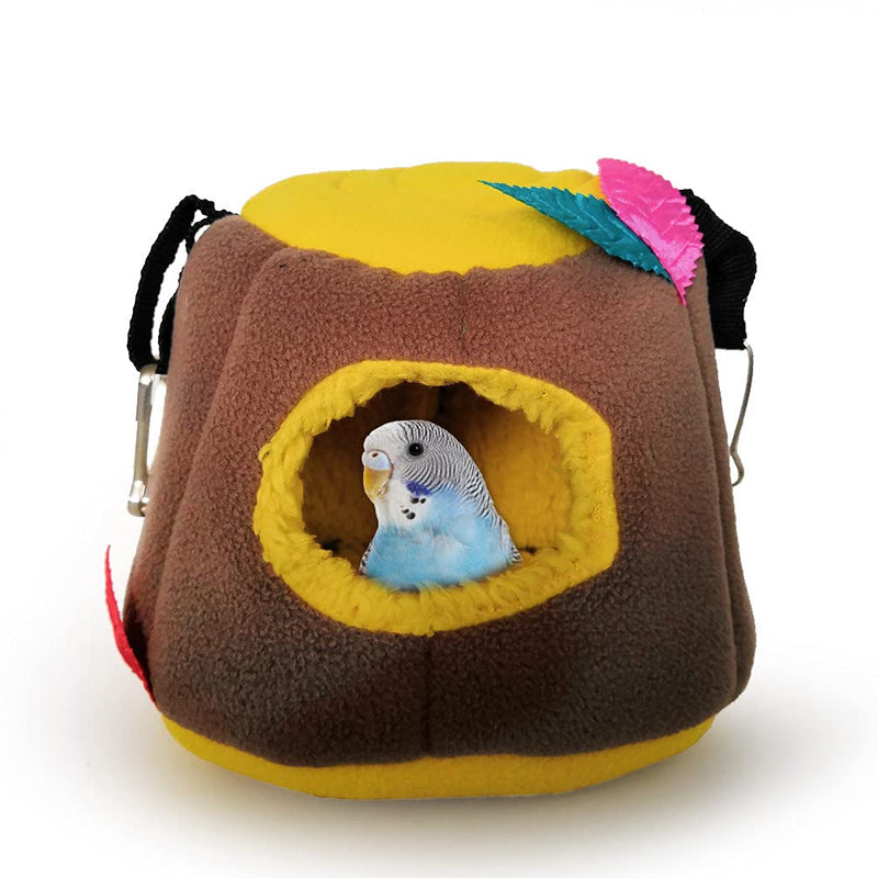 Warm Pet Bird Nest House, Plush Cold Weather Hanging Hammock For Parrots, Cozy And Soft Bird Perch Fluffy Shed Hut, Cage Hideaway In Winter For Hamster Guinea Pig Budgies Parakeet Cockatoo Lovebird - PawsPlanet Australia