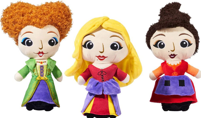 Sanderson Sisters Dog Squeaky Toys Set! Mary, Sarah and Winifred Plush Toy! 3-Pack Interactive Stuffed Dog Toys Set for Boredom! Tug-of-War Cute Squeaky Dog Chew Toys for X-Small to Large Breed! - PawsPlanet Australia