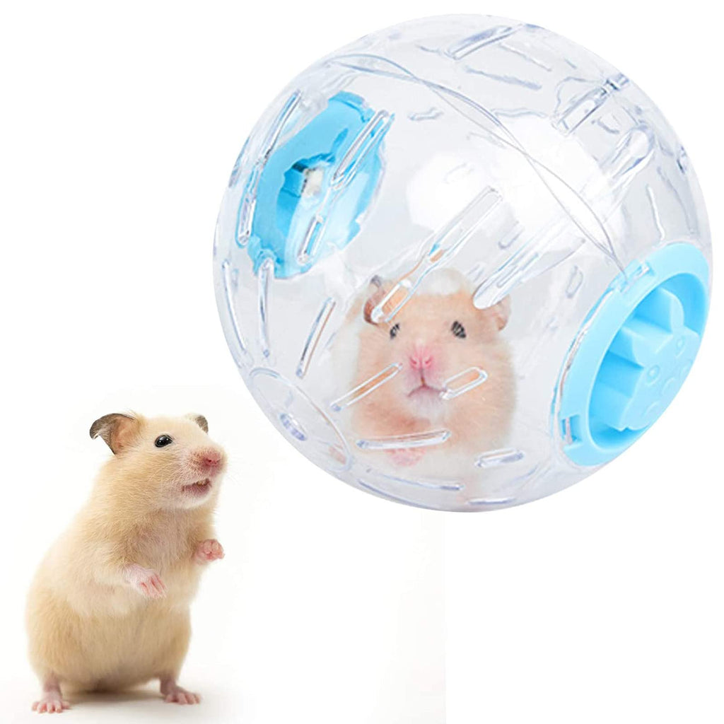 Hamster Exercise Ball, 4.9 Inch Hamster Wheel Small Animal Exercise Wheels, Transparent Hamster Ball Running Cute Exercise Mini Ball for Dwarf Hamsters to Relieves Boredom and Increases Activity - PawsPlanet Australia