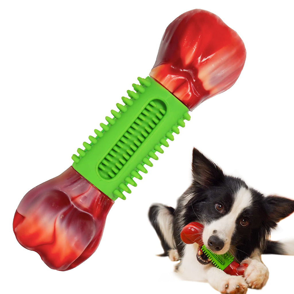 Dog Toys for Aggressive Chewers Large Breed, NBiefuny Durable Dog Chew Toys, Indestructible Dog Toy, Dog Bones Made with Nylon and Rubber, Medium Puppy Chew Toys Teething chew Toys - PawsPlanet Australia