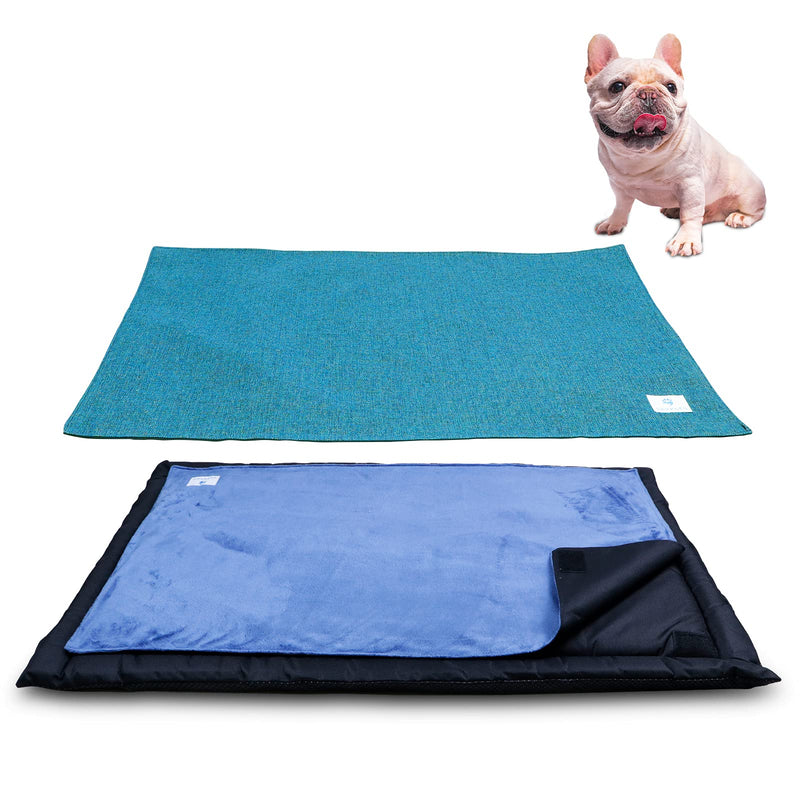 SEYKCES Dog Bed Crate Bed Washable Dog Crate Pad with Removable Cover and Waterproof Liner Pet Bed for Medium Small Dogs and Cats 24"/35" - PawsPlanet Australia