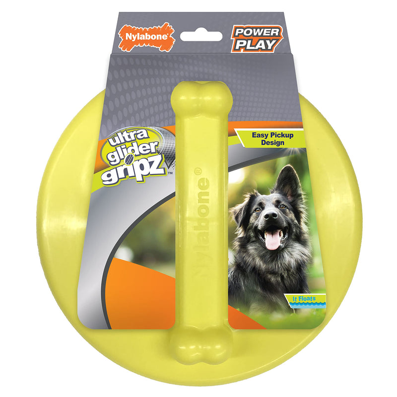 Nylabone Power Play Fetch Toys for Dogs, Interactive Dog Toys for Dogs Large (1 Count) Ultra Glider - PawsPlanet Australia