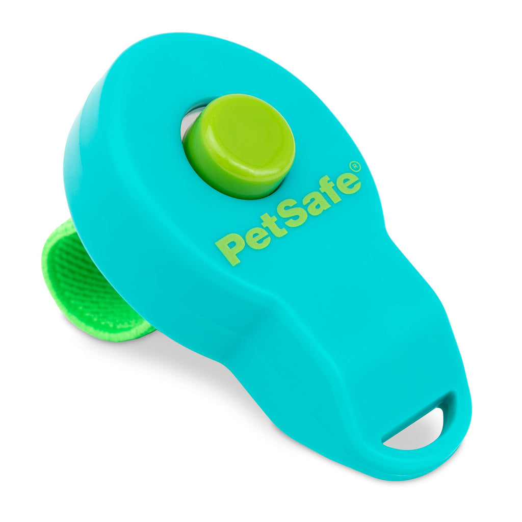 PetSafe Clik-R Dog Clicker - Training Clicker for Dogs - Reinforce Positive Behavior for Pets - Dog Training Clicker for All Ages, Puppy & Adult Dogs - Use to Reward & Train, Training Guide Included Blue - PawsPlanet Australia