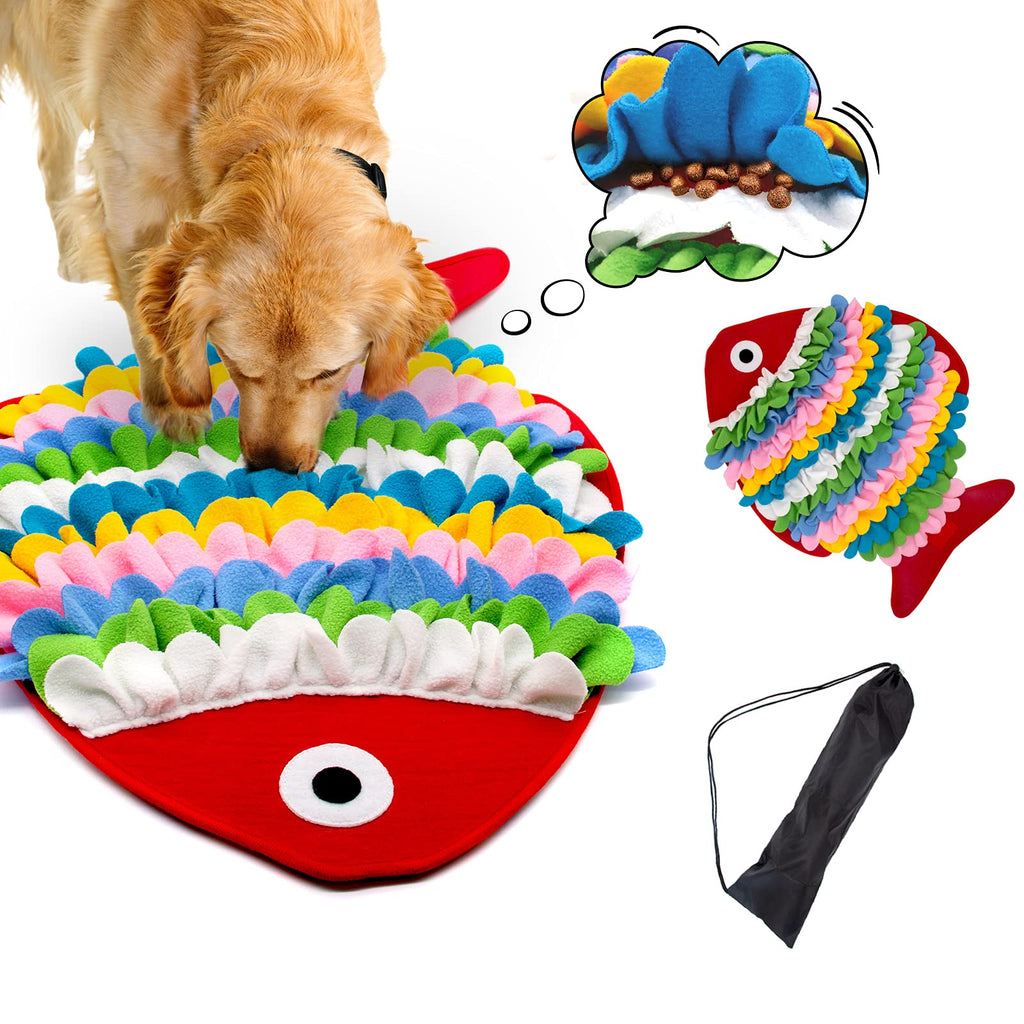 HUYICHEN Snuffle Mat for Dogs, Pet Feeding Mat Foraging Skills Training Mat with Non-Slip pellets Portable Pet Interactive Dog Puzzle Toys,for Training and Stress Relief - PawsPlanet Australia