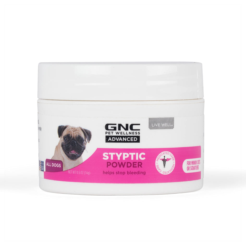 GNC Pets Advanced Styptic Powder for Dogs | Styptic Powder for Dogs, Use for Nail Clipping | Stop Bleeding with Styptic Powder for Dogs | Dog Styptic Powder, 0.5 oz (FF14825) - PawsPlanet Australia