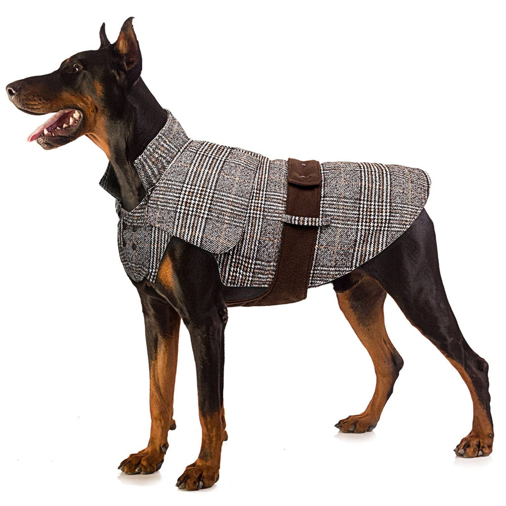 Dog Coat - Jacket Dog Winter Coat, Cold Weather Dog Coat Warm Dog Jacket for Medium Large Dogs As Shown L - PawsPlanet Australia