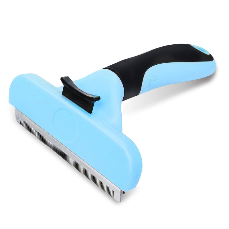 Strong Wind Pet Grooming Brush, Pets Dog & Cat Brush for Shedding, Deshedding Tools for Dogs & Cats Effectively Reduces Shedding by up to 95%, Gentle Pet Shedding Tools Blue - PawsPlanet Australia