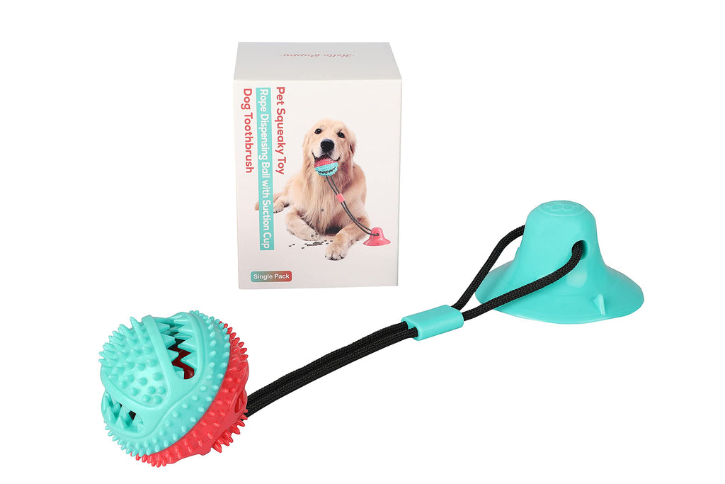 Yarchonn Dog Chewer Toys Suction Cup for Dog Pulling Chewing Food Treat Ball for Pets Training Soft Rope and TPR Molar Ball Clean Teeth Toys Good for Small Medium Dogs - PawsPlanet Australia