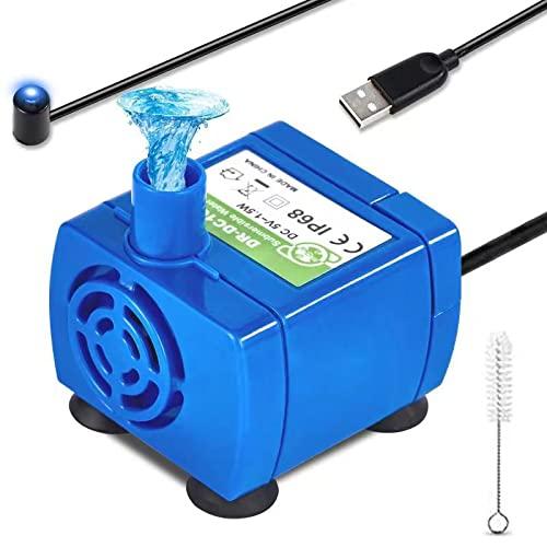 Cat Water Fountain Pump, Pet Water Fountain Pump Replacement Pump Motor for for Round, Cubic, Flower Cap Cat Fountain - PawsPlanet Australia
