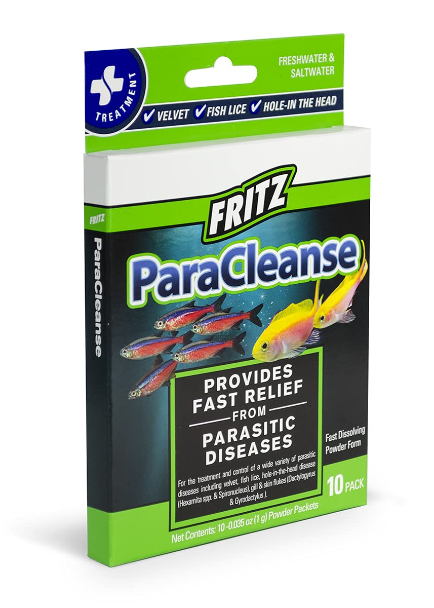 Fritz Aquatics ParaCleanse Treatment for Aquarium Fish (10 ct) - PawsPlanet Australia