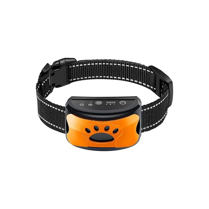 Rechargeable Anti Bark Dog Collar, Small, Medium, Large, Puppy, Automatic Sound & Vibration, No Shock Humane Device. Water Resistant for Indoor & Outdoor Use, Obedience Training - PawsPlanet Australia