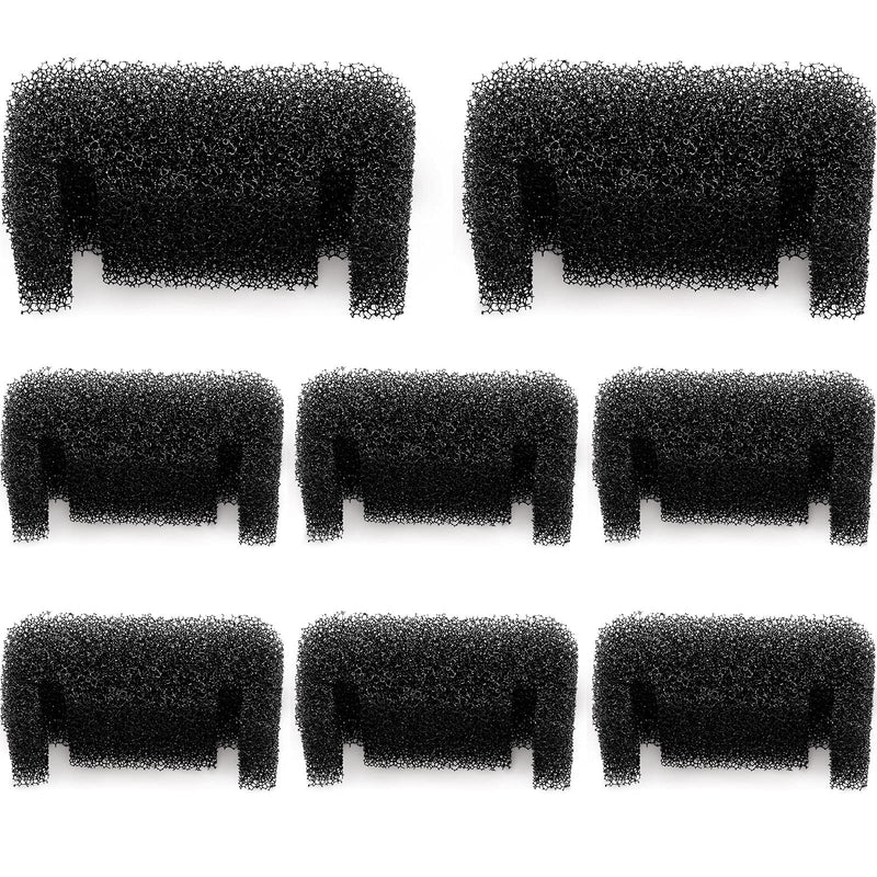 8 Pieces Foam Filters for Cat Water Fountain Replacement Sponge Filter Compatible with 84 oz Water Dispenser Black Foam Filter Pet Fountain Filters for Cat Water Drinking Dispenser Fountain - PawsPlanet Australia