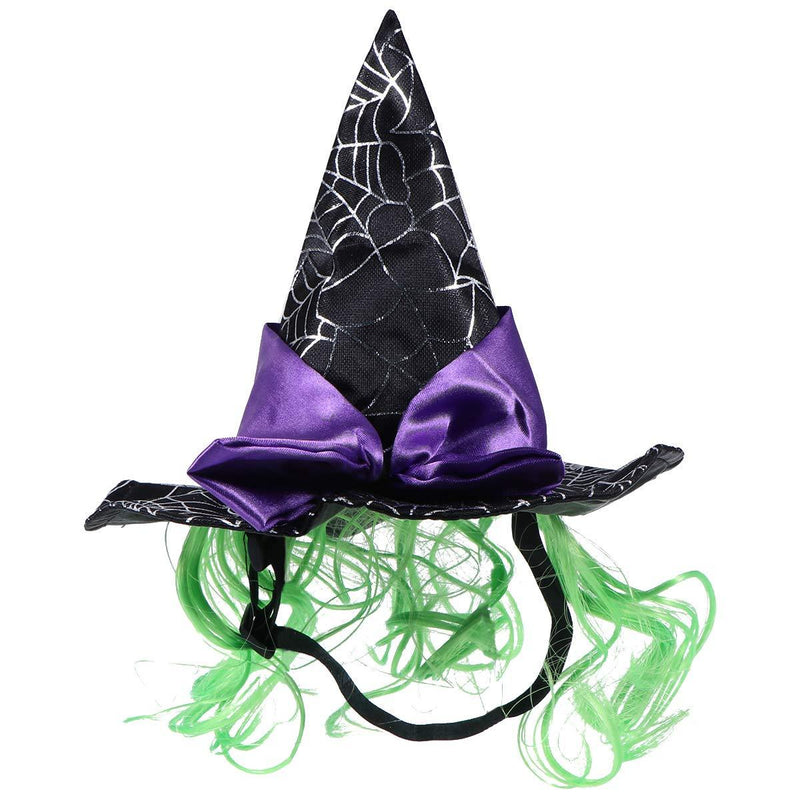 Halloween Cat Hat Costumes Dog Decoration Cloth Witch Mini Hat Pet Cosplay Costumes with Adjustable Rope Suitable for All Pet - PawsPlanet Australia