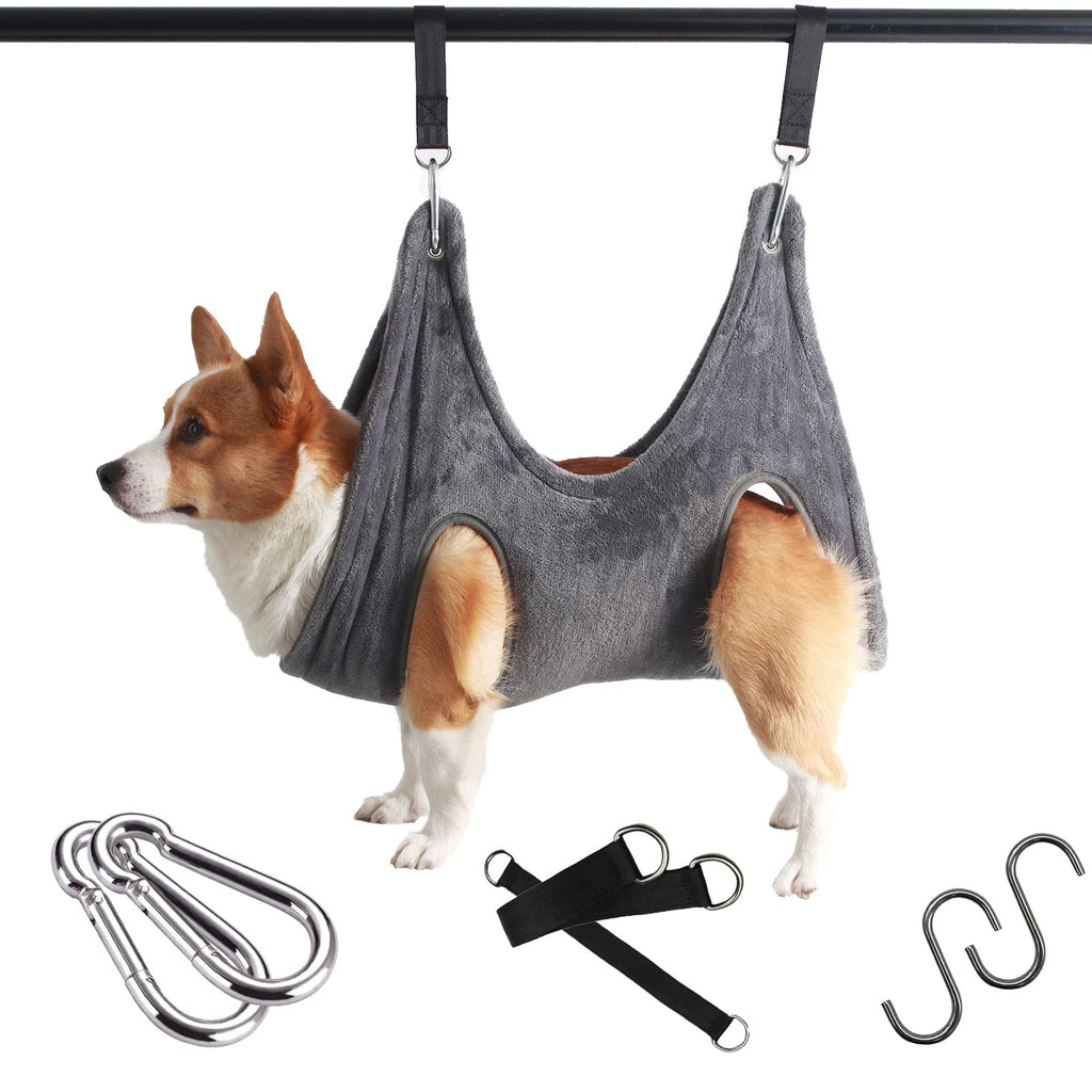 Ruinidi Dog Grooming Hammock Assistant 2-in-1 Multifunctional Dog and cat Hammock Restraint Bag for pet Cleaning, Grooming and Nail Trimming, Ear/Eye Care Small - PawsPlanet Australia