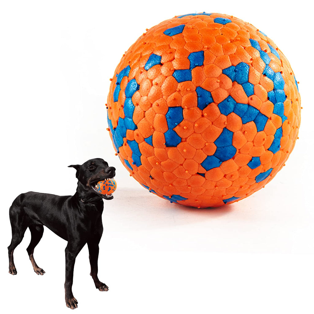 DLDER Dog Balls Toys for Aggressive Chewers, Indestructible Bouncy Dog Ball, Lightweight&Floating, Durable Dog Chew Ball for Large&Medium Dogs to Fetch and Play. Fetch dog ball - PawsPlanet Australia