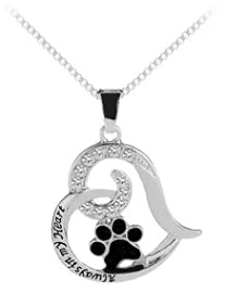 Pet Memorial Gifts for Pet Owner Loss of Dog Cat Remembrance Gift, Always in My Heart Pendant Necklace for Family Friend Loss of Pet - PawsPlanet Australia