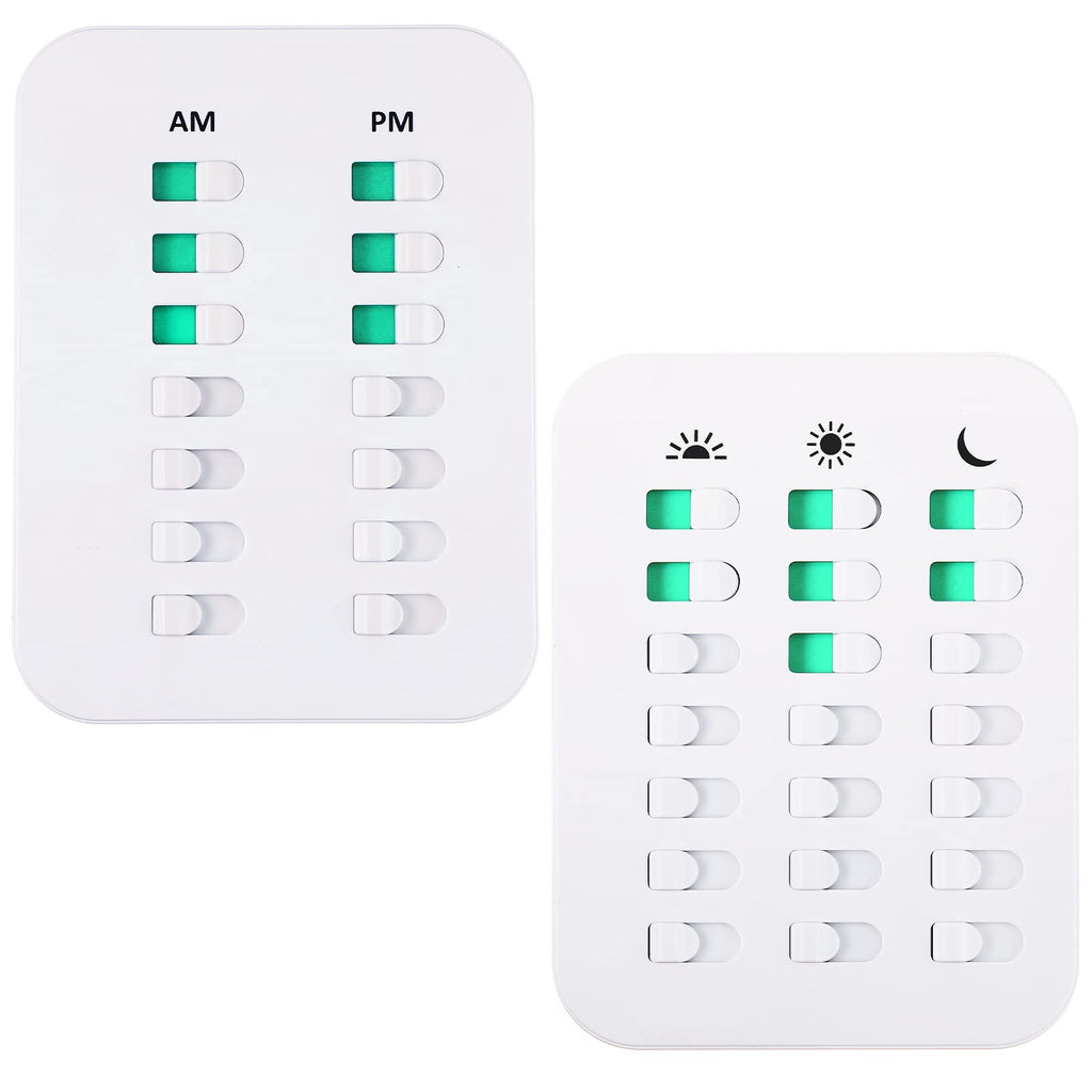 14 Pieces Dog Feeding Reminder Pet Feeding Reminder Cat Feeding Schedule Dog Feed Chart with Magnets and Double Sided Adhesive Tapes, Reminder with Weekdays AM/ PM for Keeping Track of Pet Feeding - PawsPlanet Australia