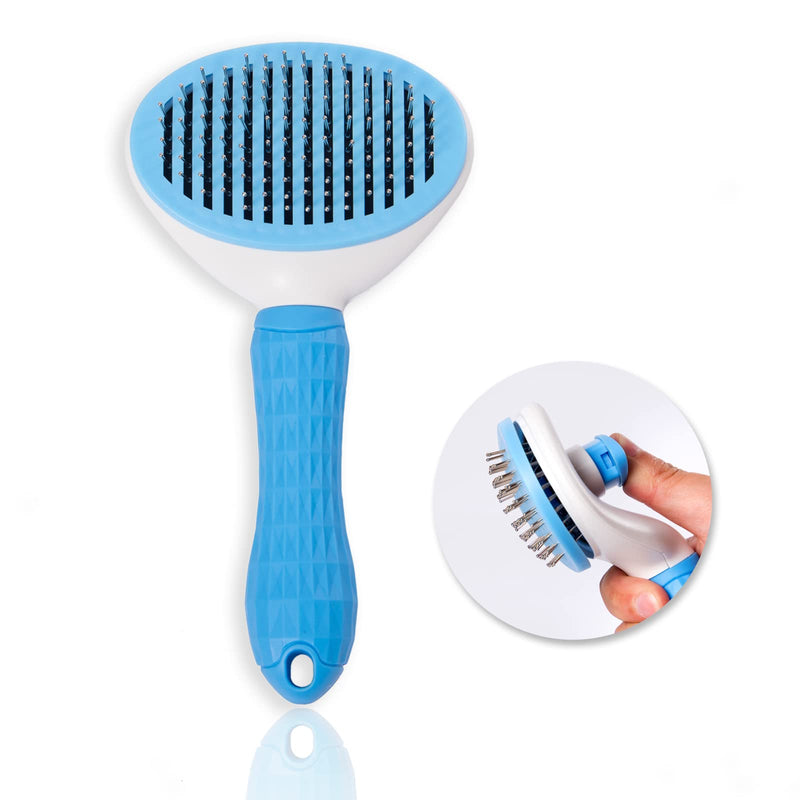 GYYYDSAI Dog Brush, Cat Brush Dog Comb Hair Removes Pet Hair Comb, Dog Grooming Pet Dog Hair Brush for Puppy Kitten Massage Removes Loose Undercoat, Mats, Tangled Hair, Shed Fur - PawsPlanet Australia