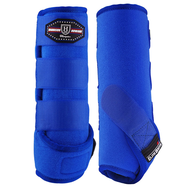 Harrison Howard Horse Sport Medicine Front Shock-Absorbing Boots All-Round Lower Limb Protection & Support Sport Boots Athletic Boots Perfect for Endurance Training and Performance Medium Aquamarine - PawsPlanet Australia