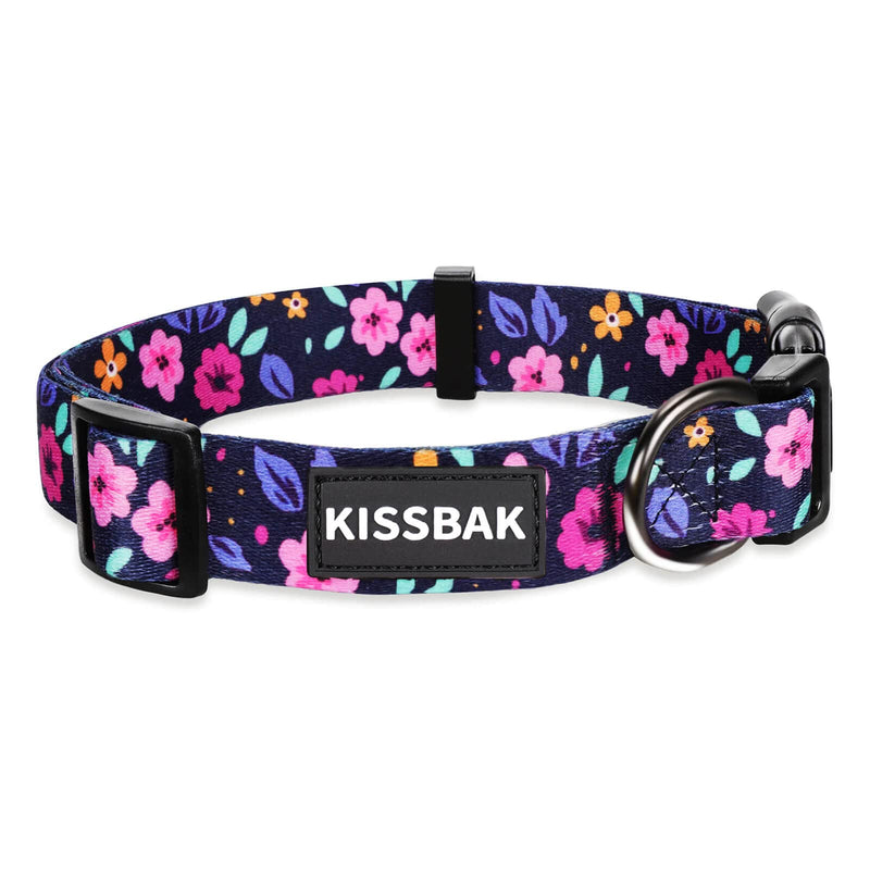 KISSBAK Dog Collar for Small-Medium-Large Dogs - Special Design Cute Girl Dog Pet Collar Soft Adjustable Fancy Floral Girl Puppy Dog Collars XS - PawsPlanet Australia