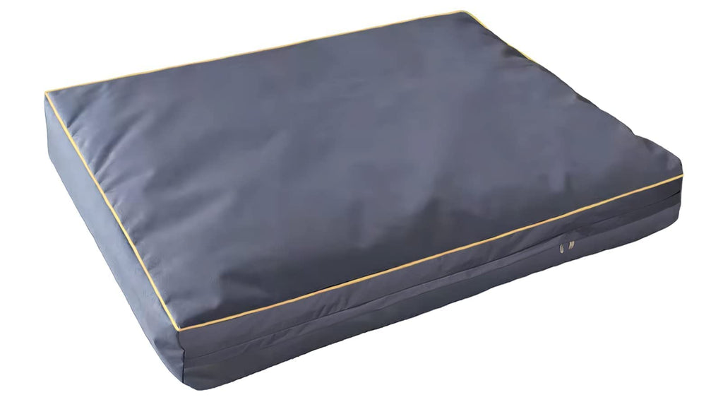 Dalema Dog Bed Cover.Waterproof Fillable 600D Oxford Dog Bed Replacement Cover.Washable and Removable Orthopedi,Cooling Gel and Memory Foam Pet Bed Protector Cover.Cover Only. Medium Grey - PawsPlanet Australia