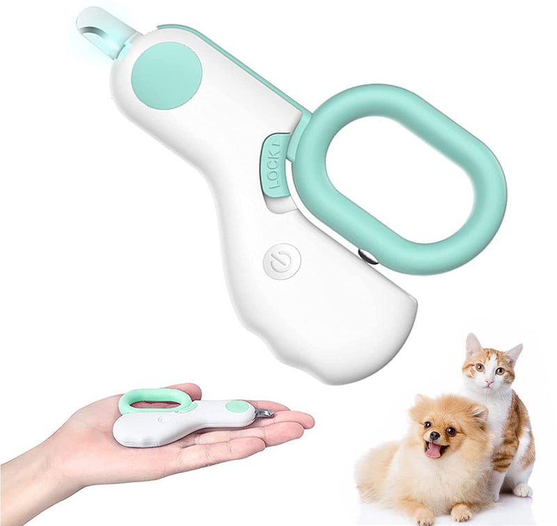 Small Animal Nail Clippers with LED Lights, Dog and cat Nail Trimmers, Professional Claw Trimmer for Tiny Dog Cat Kitten Bunny Rabbit Bird Guinea Pigs Ferret Hamsters. Avoid Excessive Cutting blue - PawsPlanet Australia
