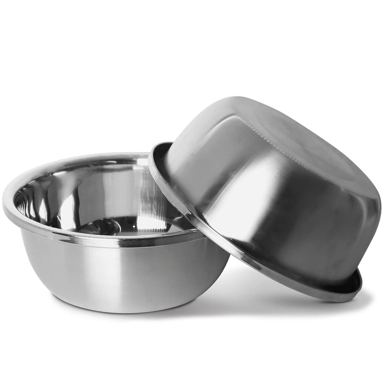 Stainless Steel Large Dog Bowl, 176oz High Capacity Dog Food Bowls for Large Dogs (2 Pack) 80oz（2pc） - PawsPlanet Australia