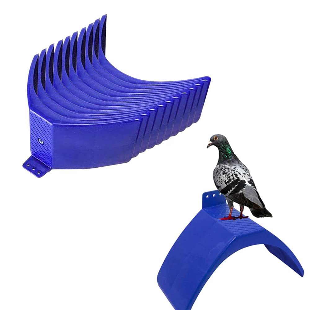 PeSandy Dove Rest Stand, 10 PCS Lightweight Pigeons Rest Stand Bird Perches for Dove Pigeon and Other Birds, Durable Plastic Pigeon Perches Roost Bird Dwelling Stand Support Cage Accessories - PawsPlanet Australia