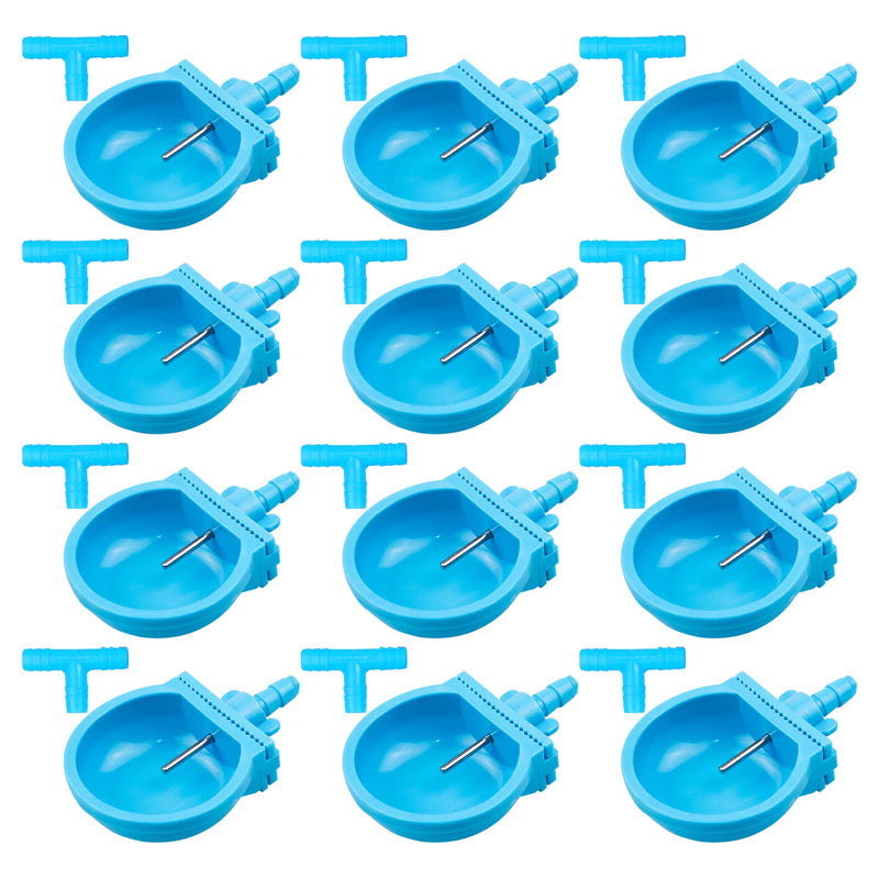 Automatic Water Nipple Drinker Bowl,12 Pack Automatic Rabbit Water Feeder Nipple Bowl 2.6inches Rabbit Watering System Kit for Rabbit,Bunny and Other Small Pet - PawsPlanet Australia