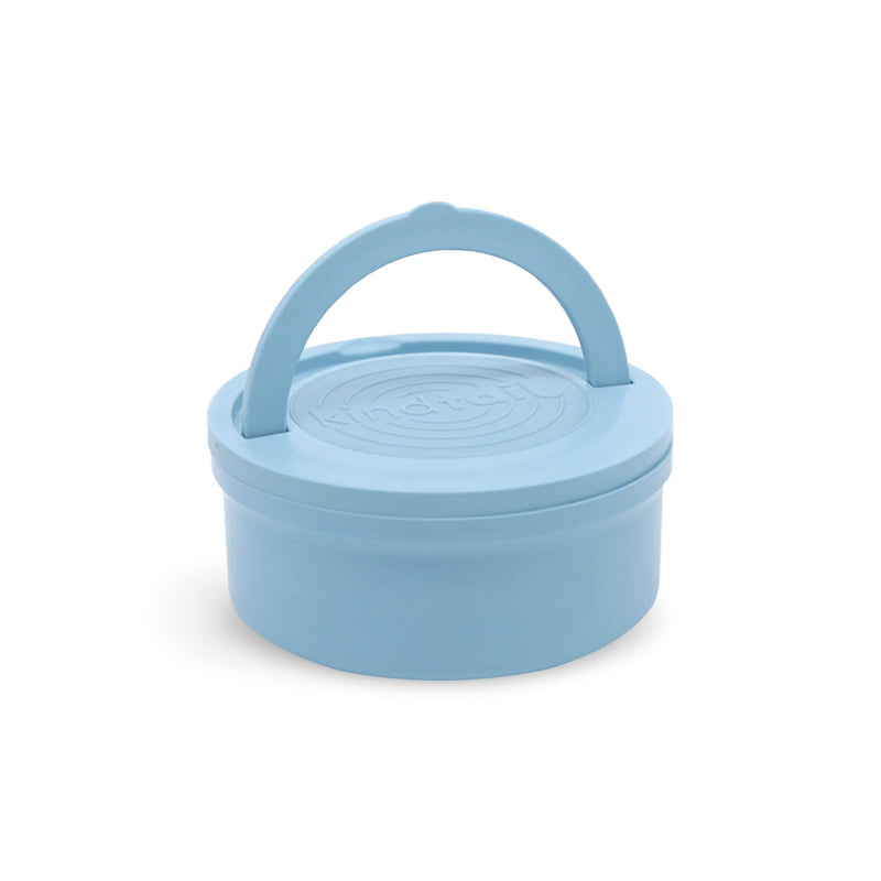 KindTail - Kind Bowls, Travel Dog Bowls, Portable Pet Bowls, Microwave and Dishwasher-Safe Dog Bowl with Lid and Handle, Inner Bowl with 10oz Capacity and Outer Bowl with 20oz Capacity, Light Blue - PawsPlanet Australia