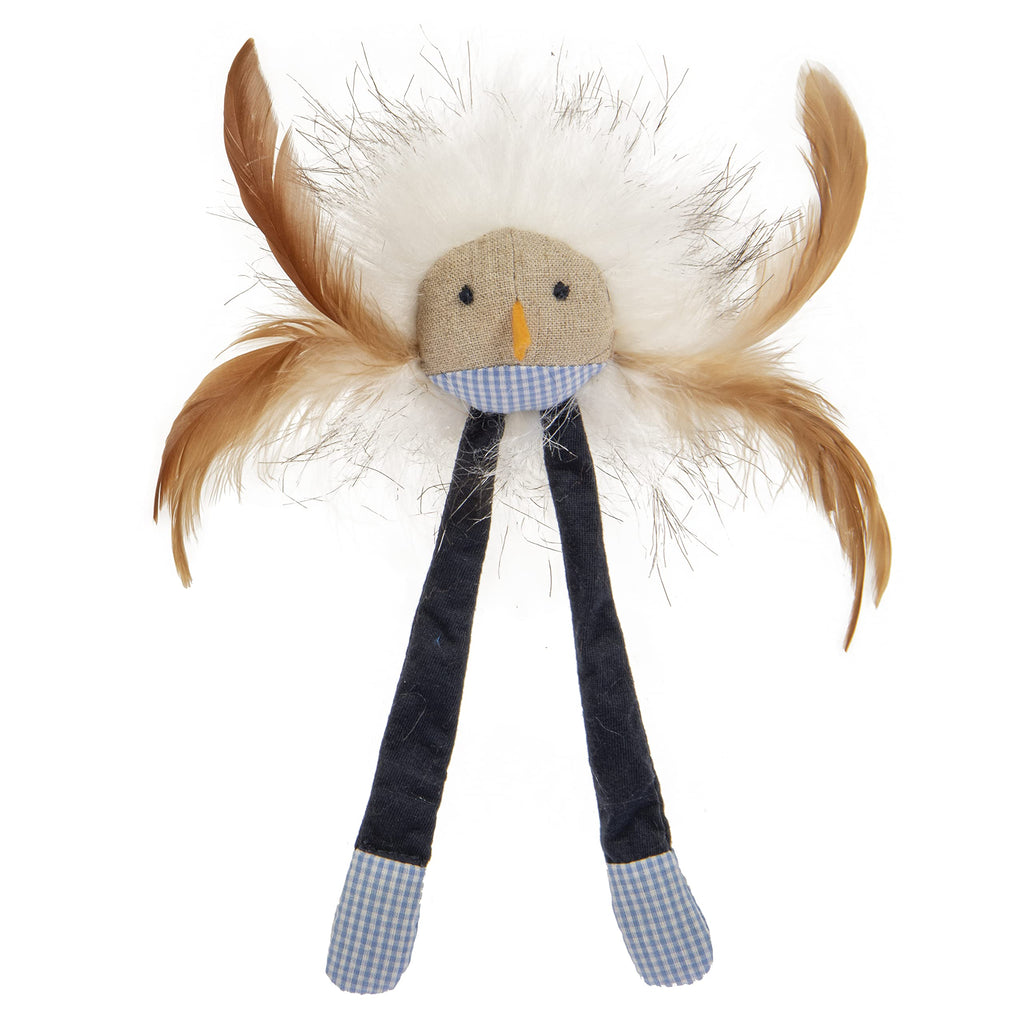 Petlinks Leggy Loon Soft Plush Catnip & Silvervine Dangler Feather Cat Toy - PawsPlanet Australia