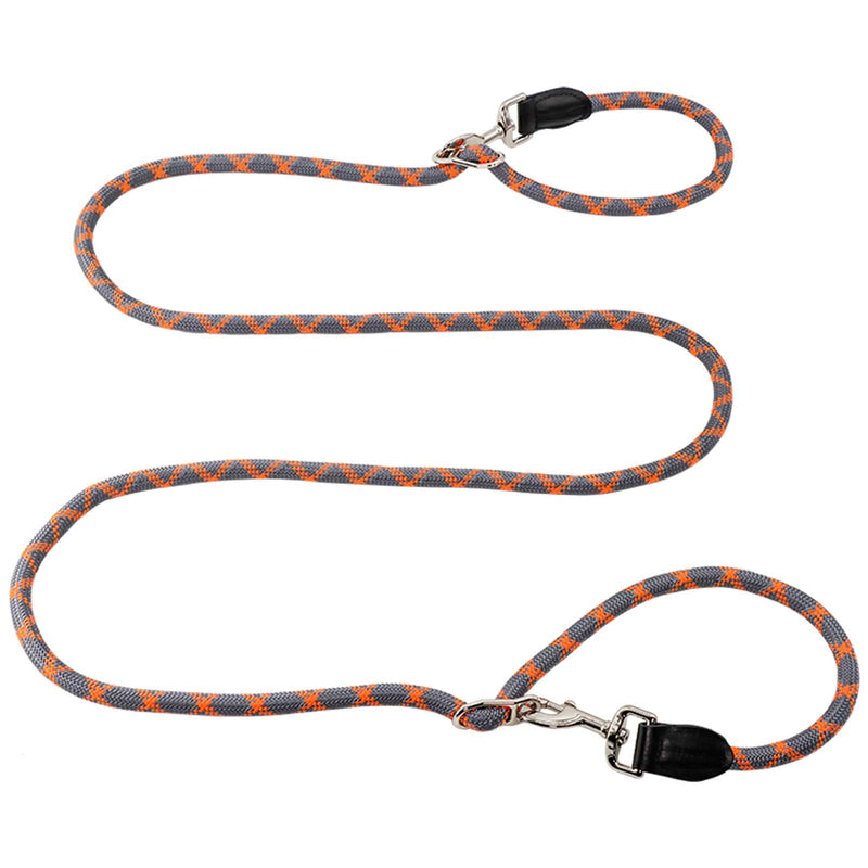 Hands Free Dog Leash(8.5ft) - 8 in 1 Multifunction Nylon Double Leash for Dogs,1.2cm Dog Training Leash with Reflective Stitching, Adjustable Waist Dog Leash Fits All Waist, for Medium Large Dogs - PawsPlanet Australia