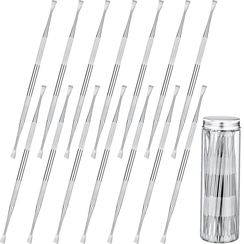 30 Pieces Dog Dental Tooth Scaler and Tartar Scraper Stainless Double Headed Tartar Remover Scraper Pet Teeth Cleaning Tools for Dog and Cat Teeth Cleaning with Transparent Packaging Jar - PawsPlanet Australia