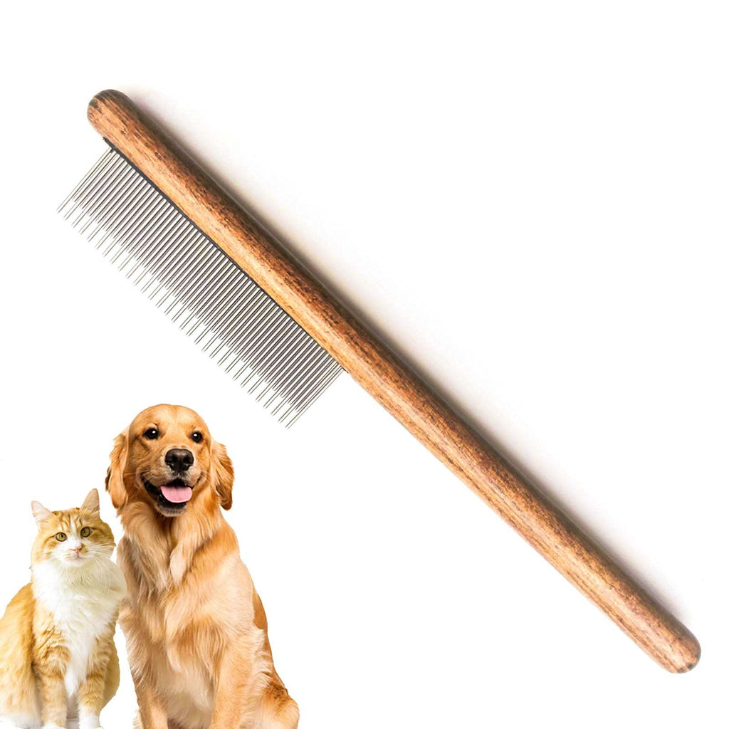 Solid Wood Pet Comb Grooming Tool for Cats,Dogs and rabbits (cat comb) cat comb - PawsPlanet Australia