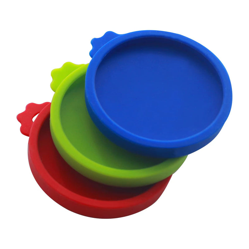 Yobbai 3 Pack Cat Food Cans Lids, Food Safe BPA Free & Dishwasher Safe,Silicone Can Lids Covers for Cat Food Cans - PawsPlanet Australia