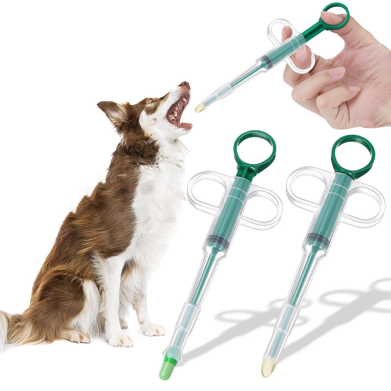 Havenfly 2 Pack Cat Pill Shooter, Pill Gun for Dogs, Baby Animal Feeding Kit with 2 Soft Silicone Tip for Feeding Small Animals - PawsPlanet Australia